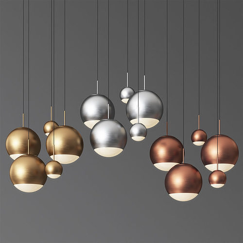 Tom Dixon Mirror Ball Pendant Light 3D model
