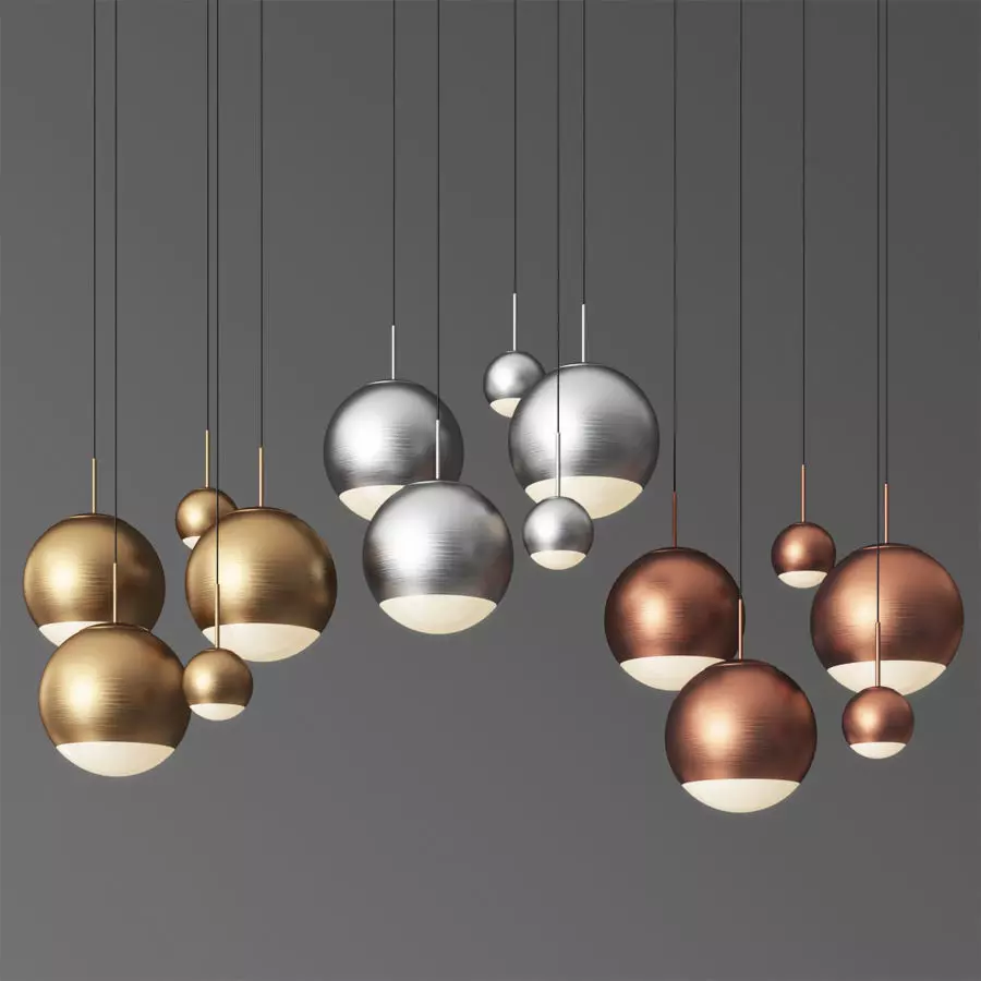 Tom Dixon Mirror Ball Pendant Light 3D model_0