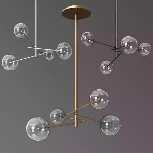Bolle Gallotti 4 Light Chandelier