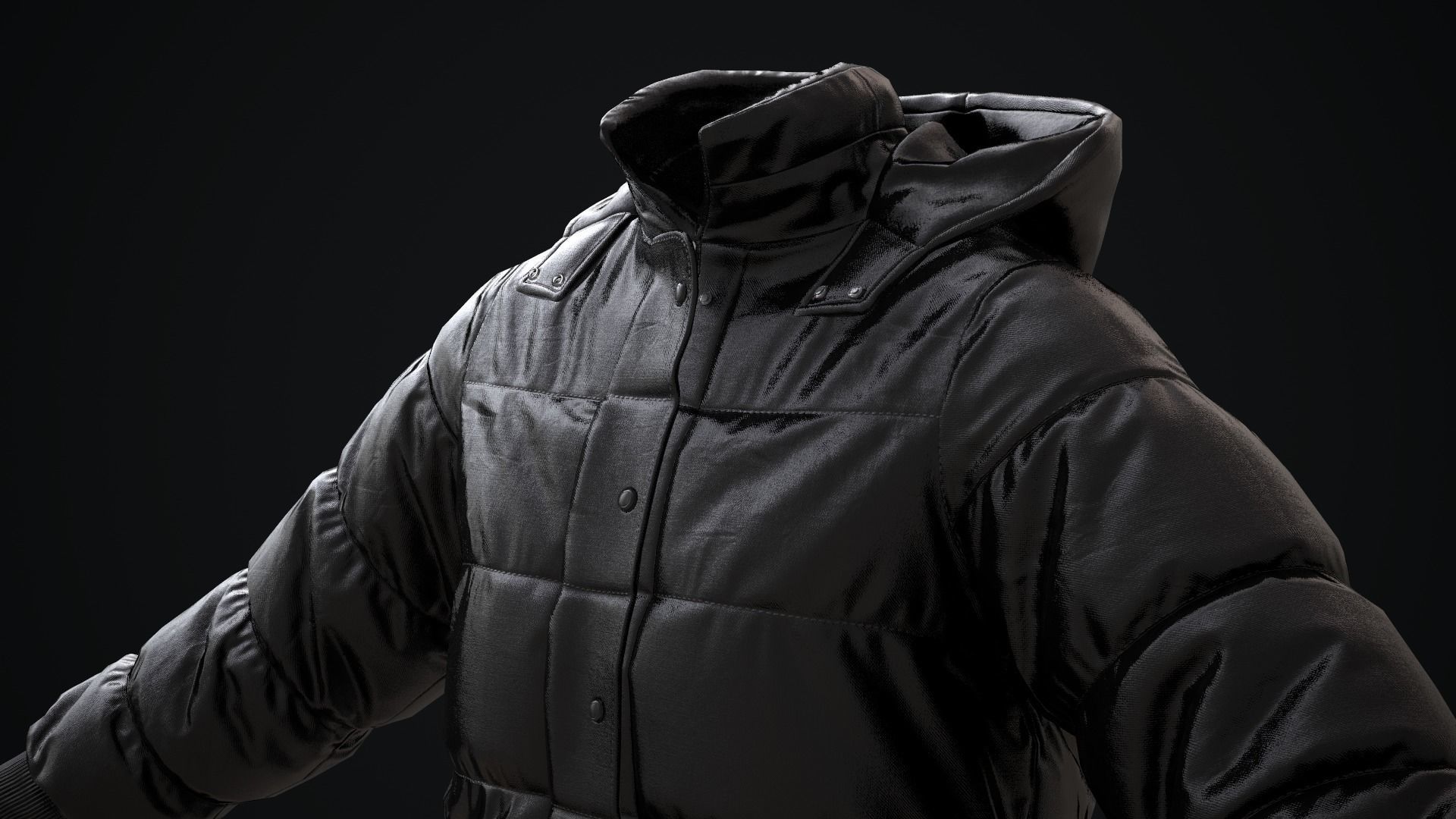 Winter jackets 3D Model Collection_16