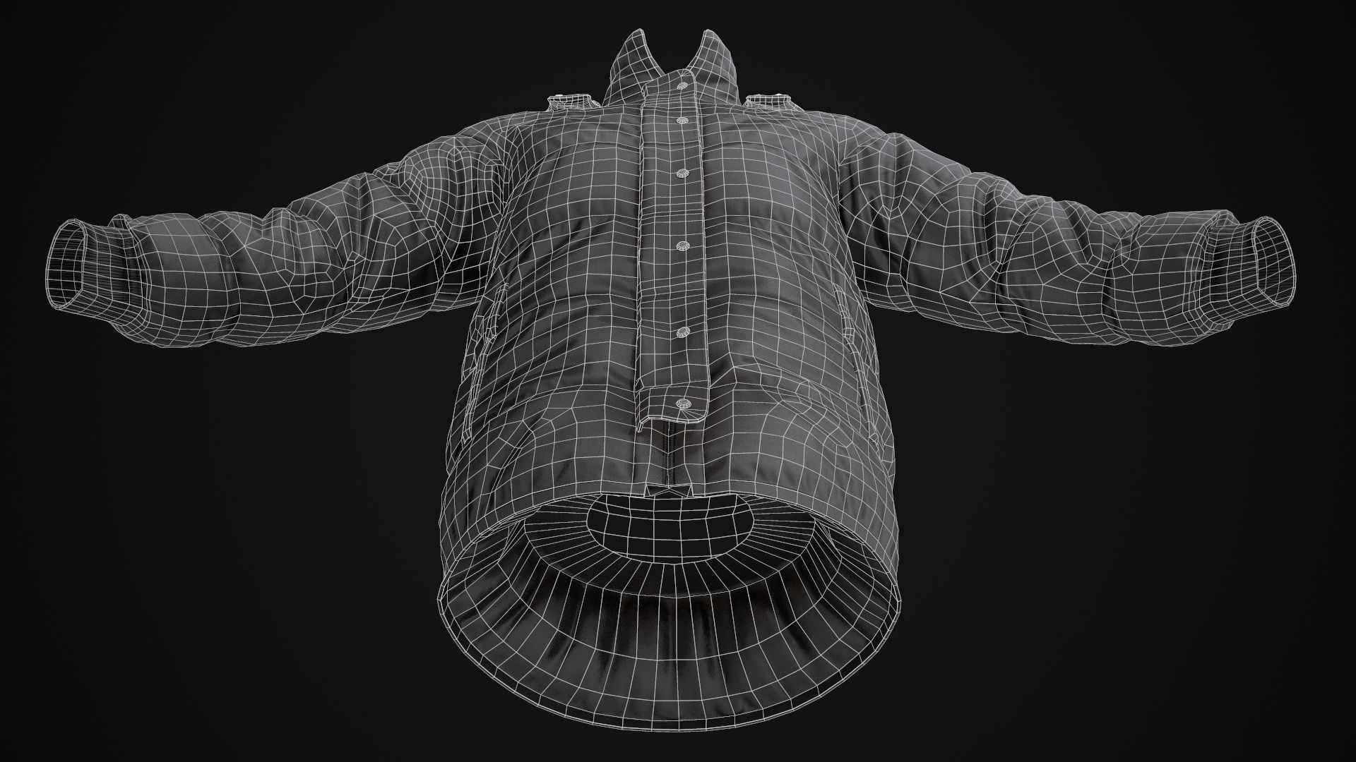 Winter jackets 3D Model Collection_59