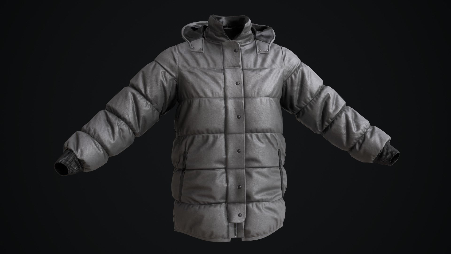 Winter jackets 3D Model Collection_21