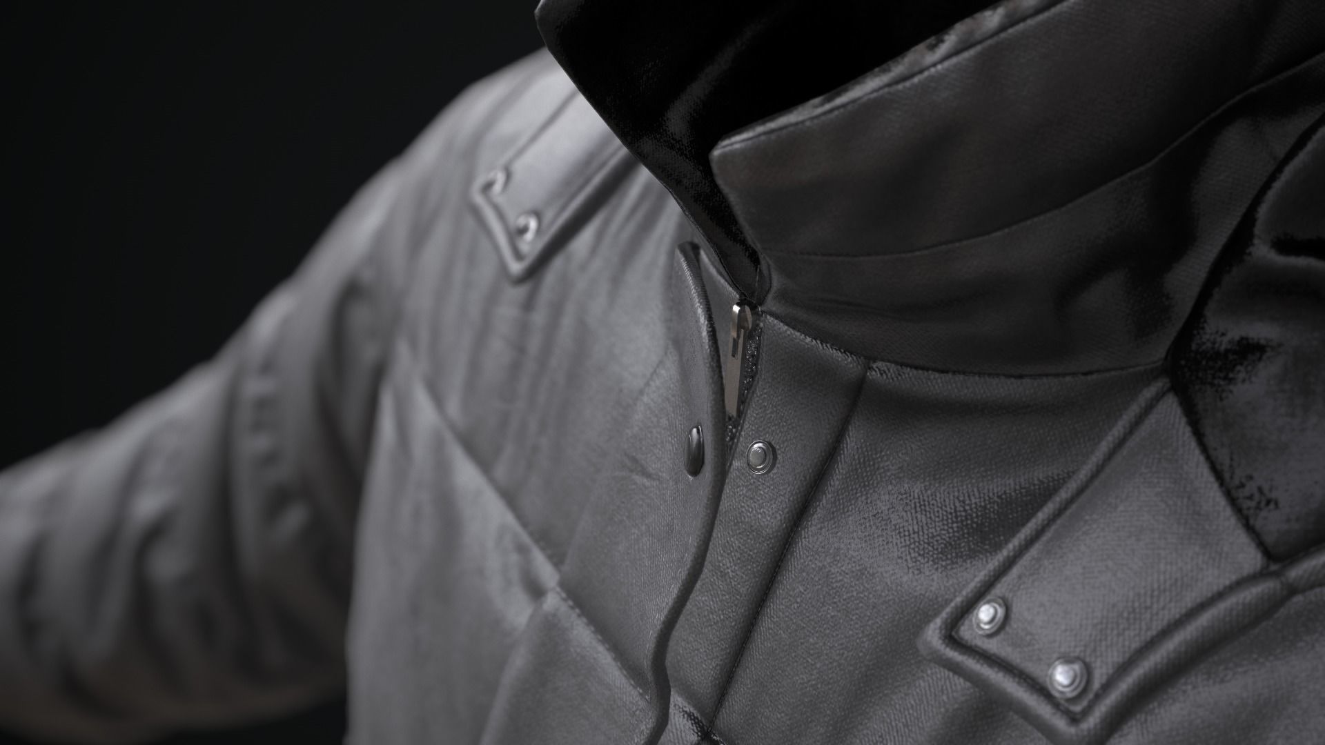 Winter jackets 3D Model Collection_33