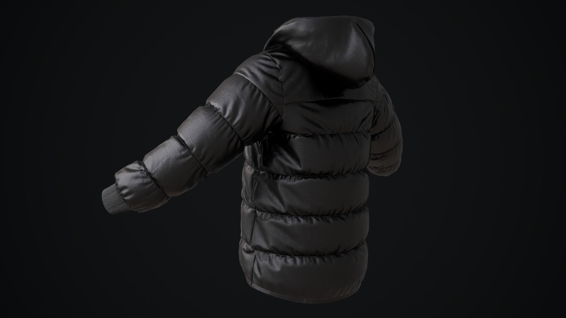Winter jackets 3D Model Collection_8