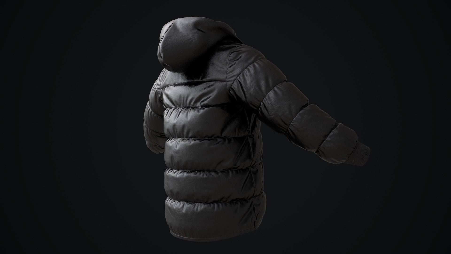 Winter jackets 3D Model Collection_10
