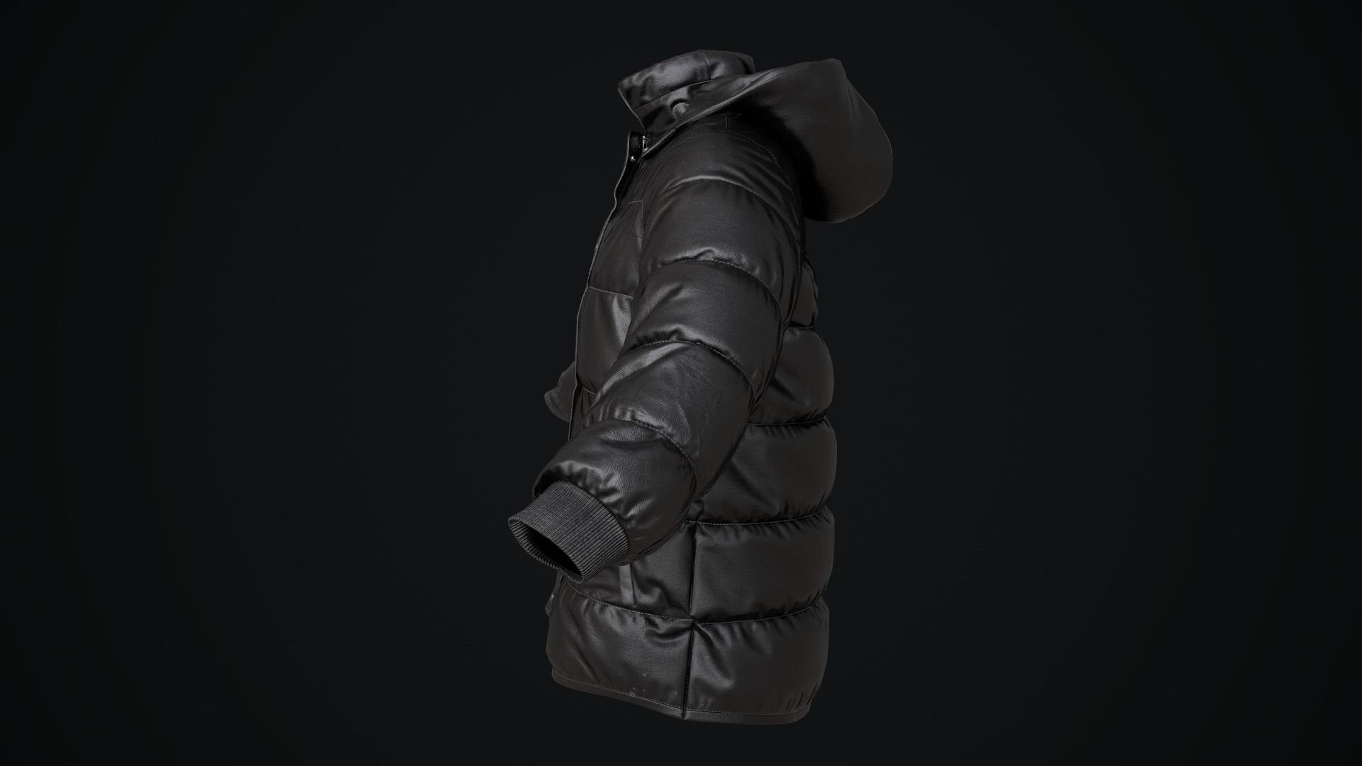 Winter jackets 3D Model Collection_7