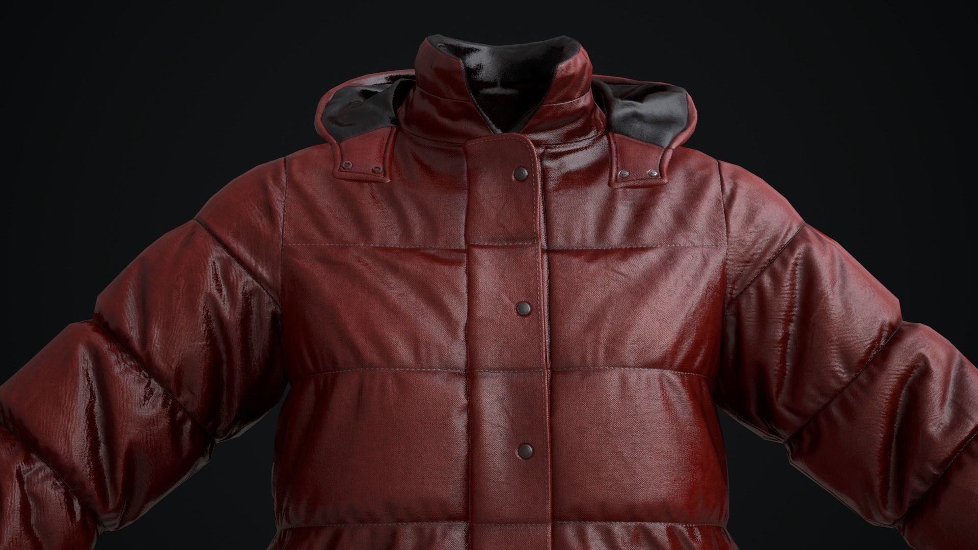 Winter jackets 3D Model Collection_42