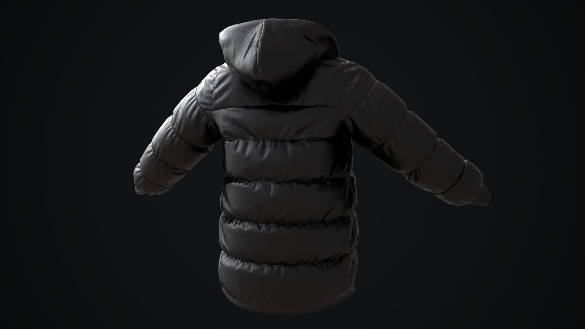 Winter jackets 3D Model Collection_9