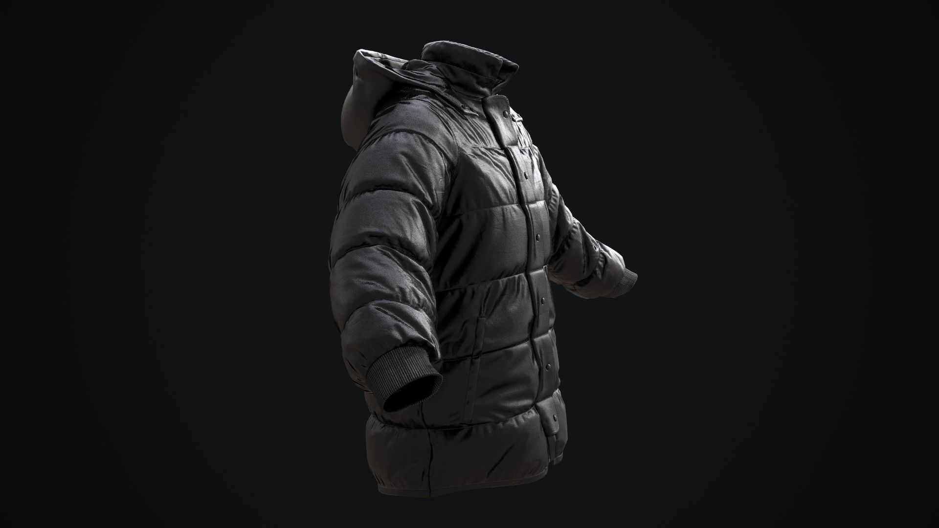 Winter jackets 3D Model Collection_11