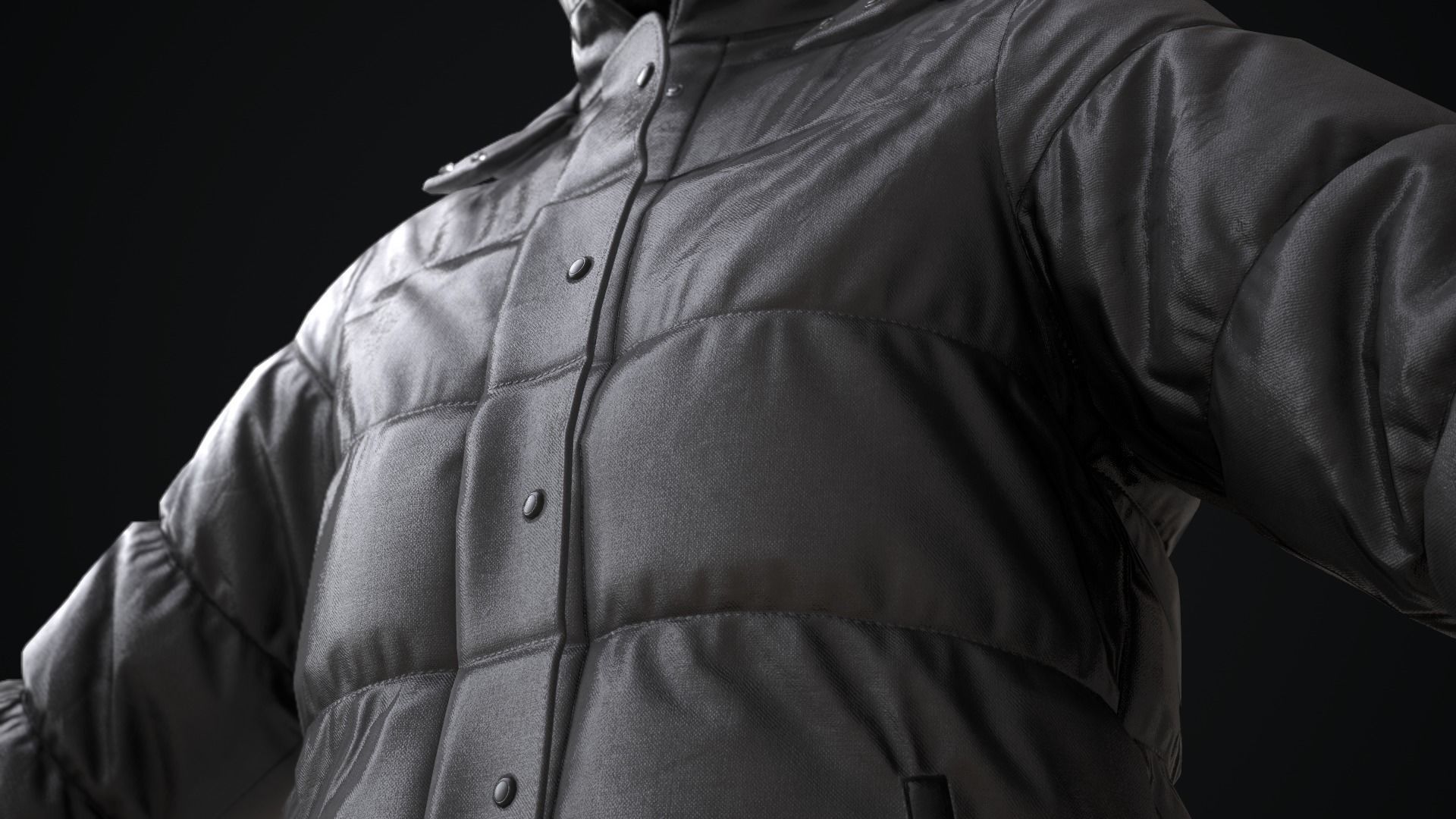 Winter jackets 3D Model Collection_30
