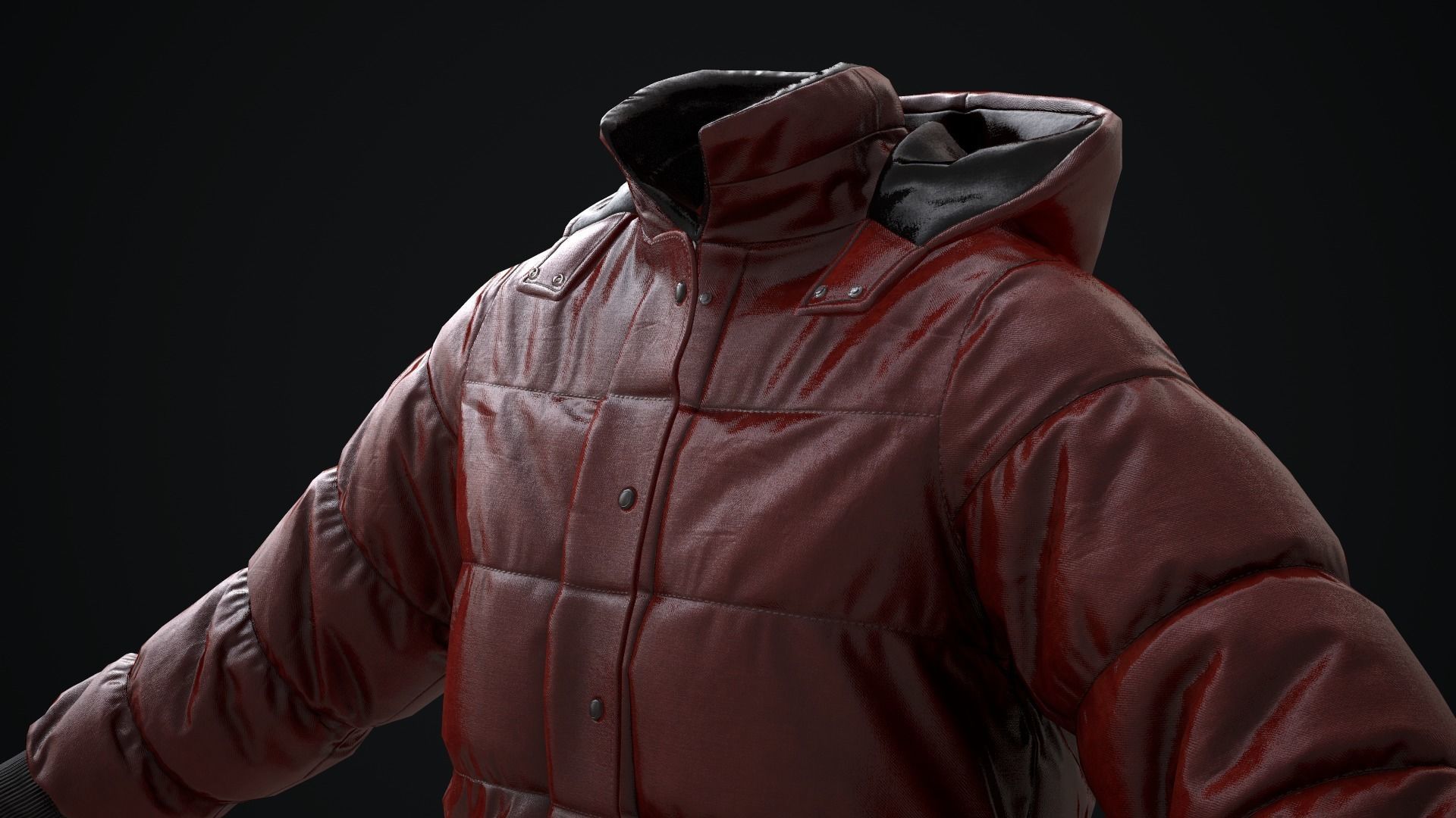 Winter jackets 3D Model Collection_48