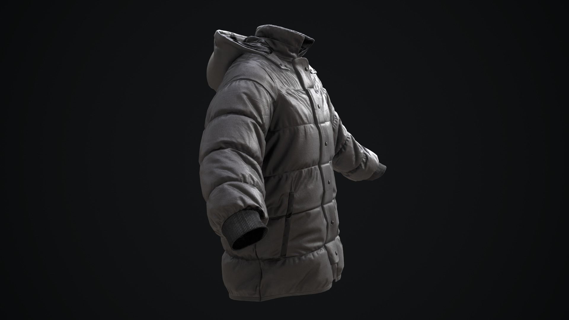 Winter jackets 3D Model Collection_27