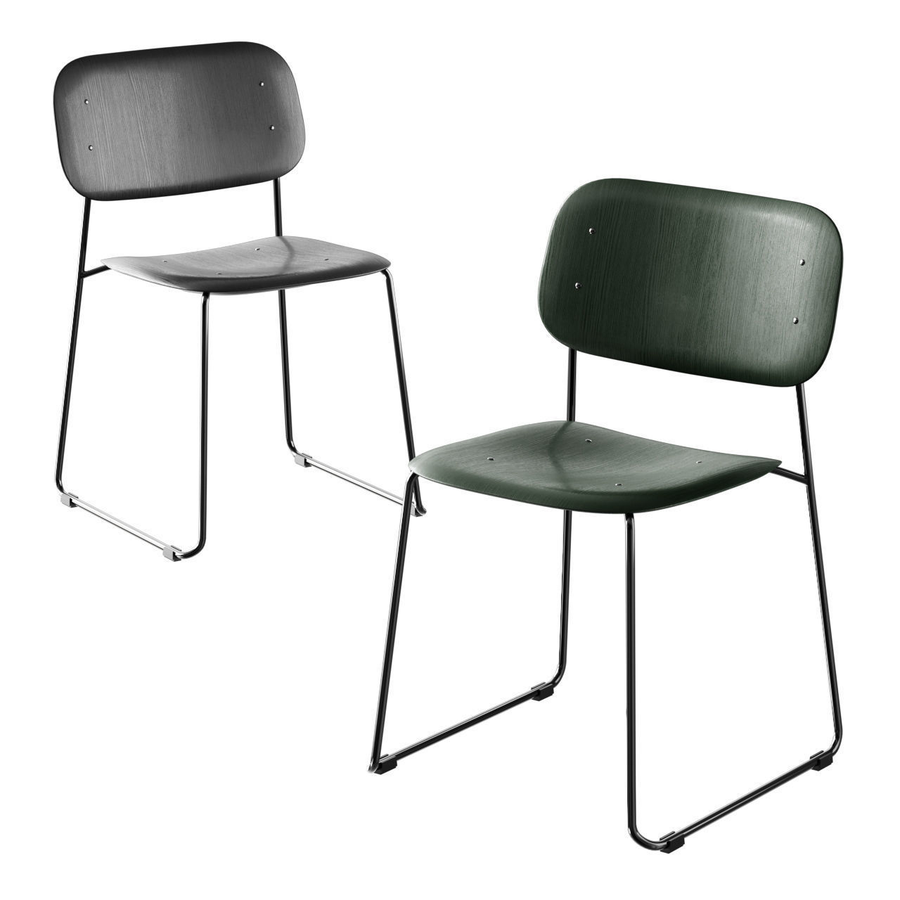 HAY Soft Edge 10 Sled 3D model_8