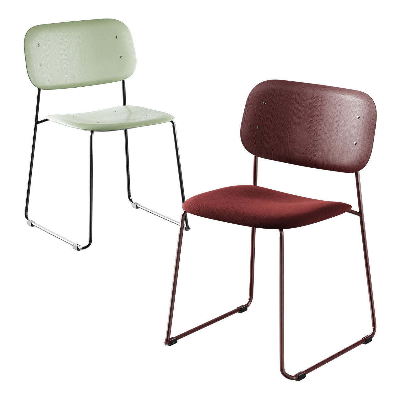 HAY Soft Edge 10 Sled 3D model_0