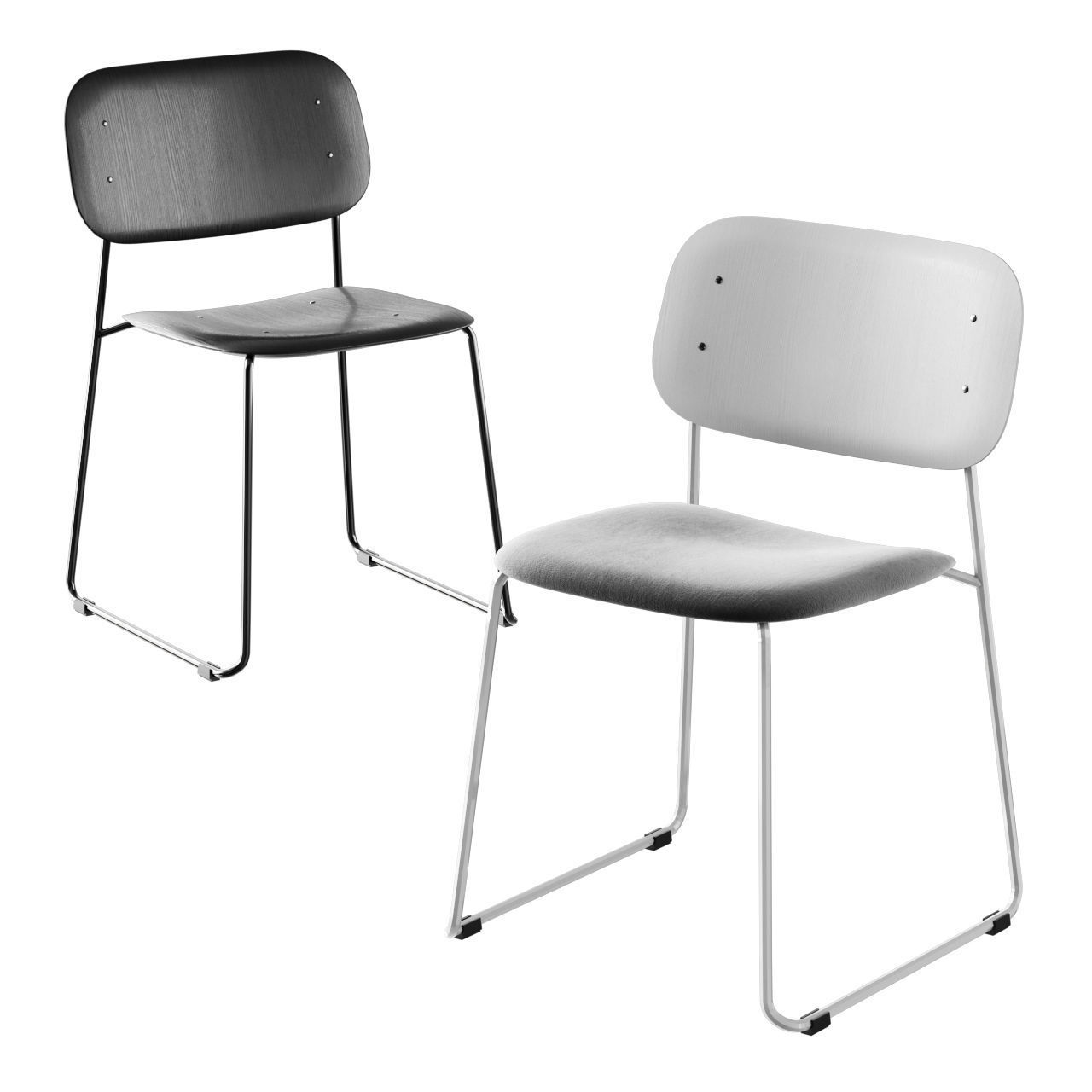 HAY Soft Edge 10 Sled 3D model_5