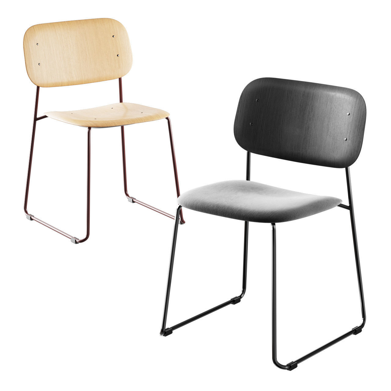 HAY Soft Edge 10 Sled 3D model_6