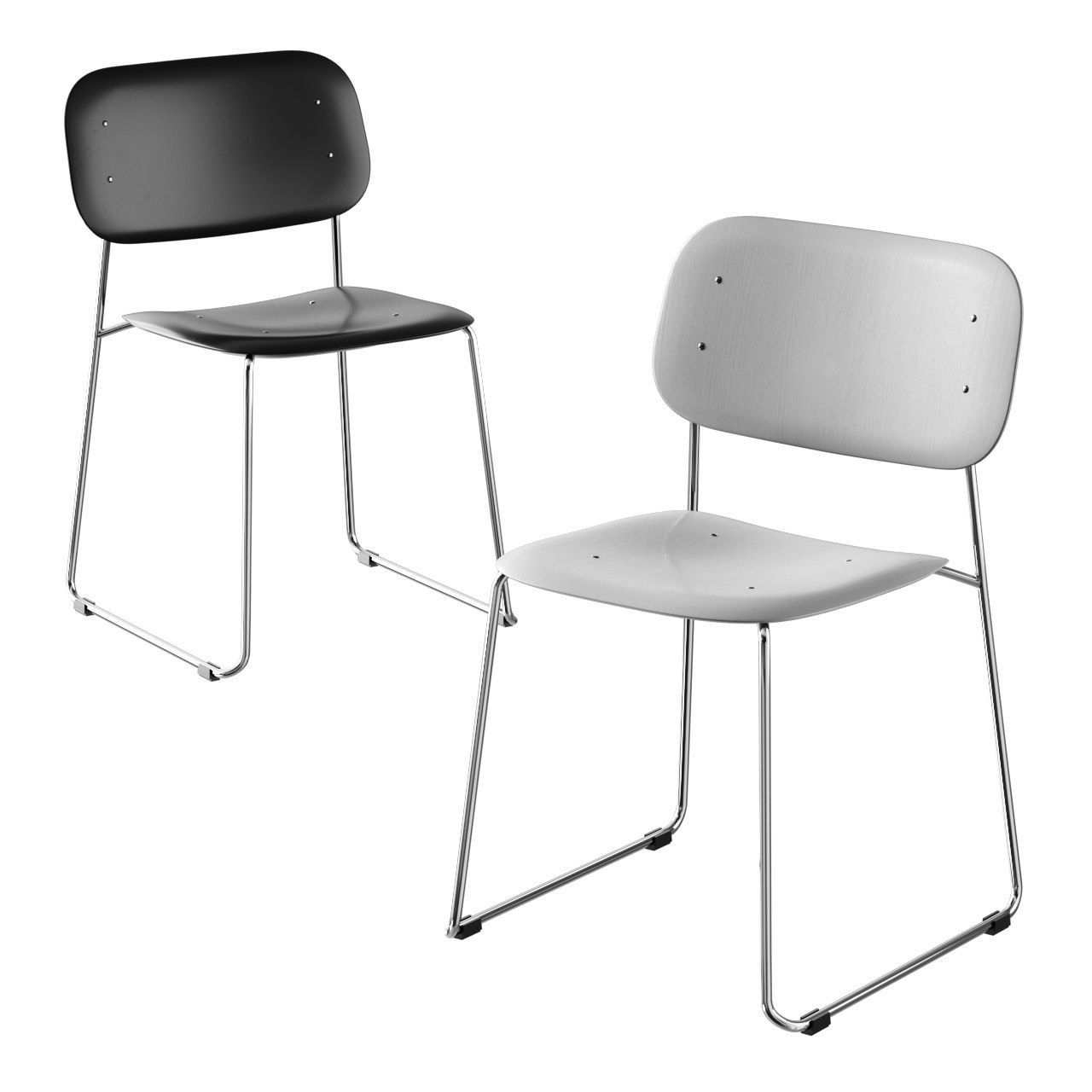 HAY Soft Edge 10 Sled 3D model_7