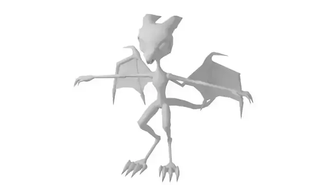 Low Poly Kobold demon