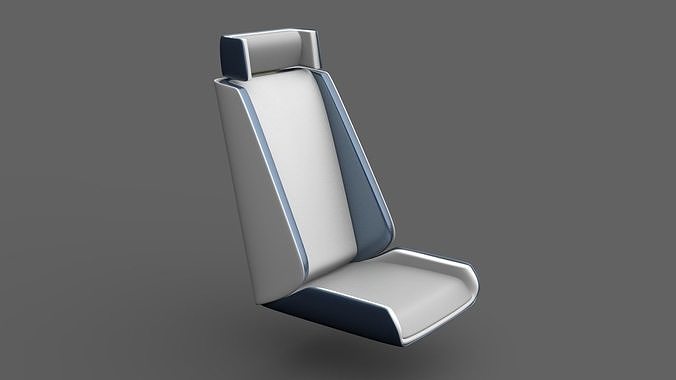 Cyber box - Basic car seat concept modelled in blender 3D model