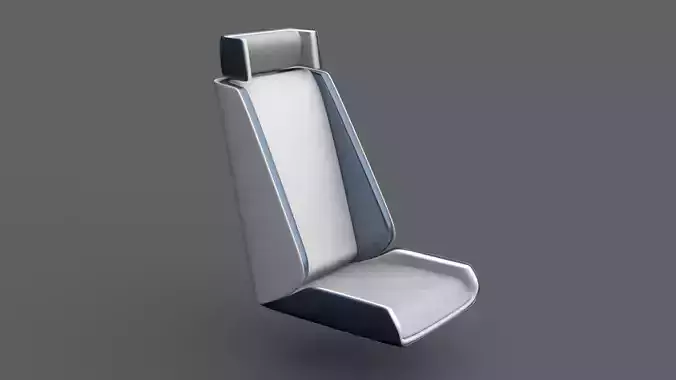 Cyber box - Basic car seat concept modelled in blender
