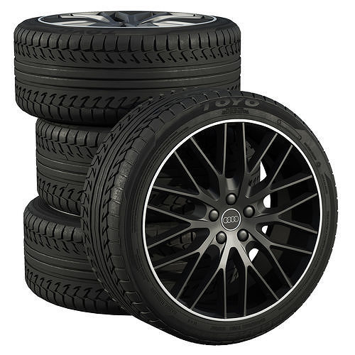 Audi wheels 3D model