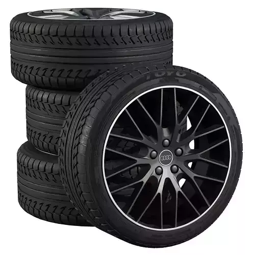 Audi wheels 3D model