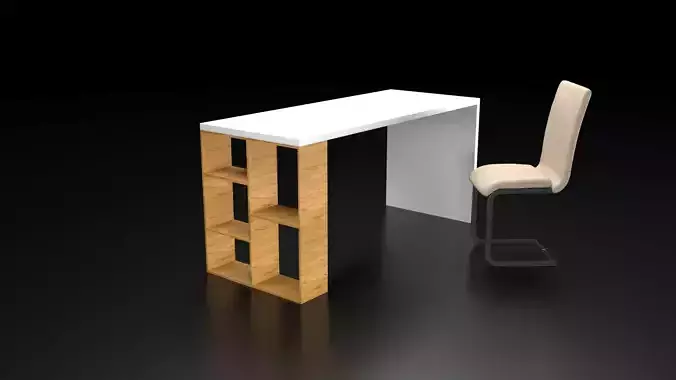 Modern computer desk