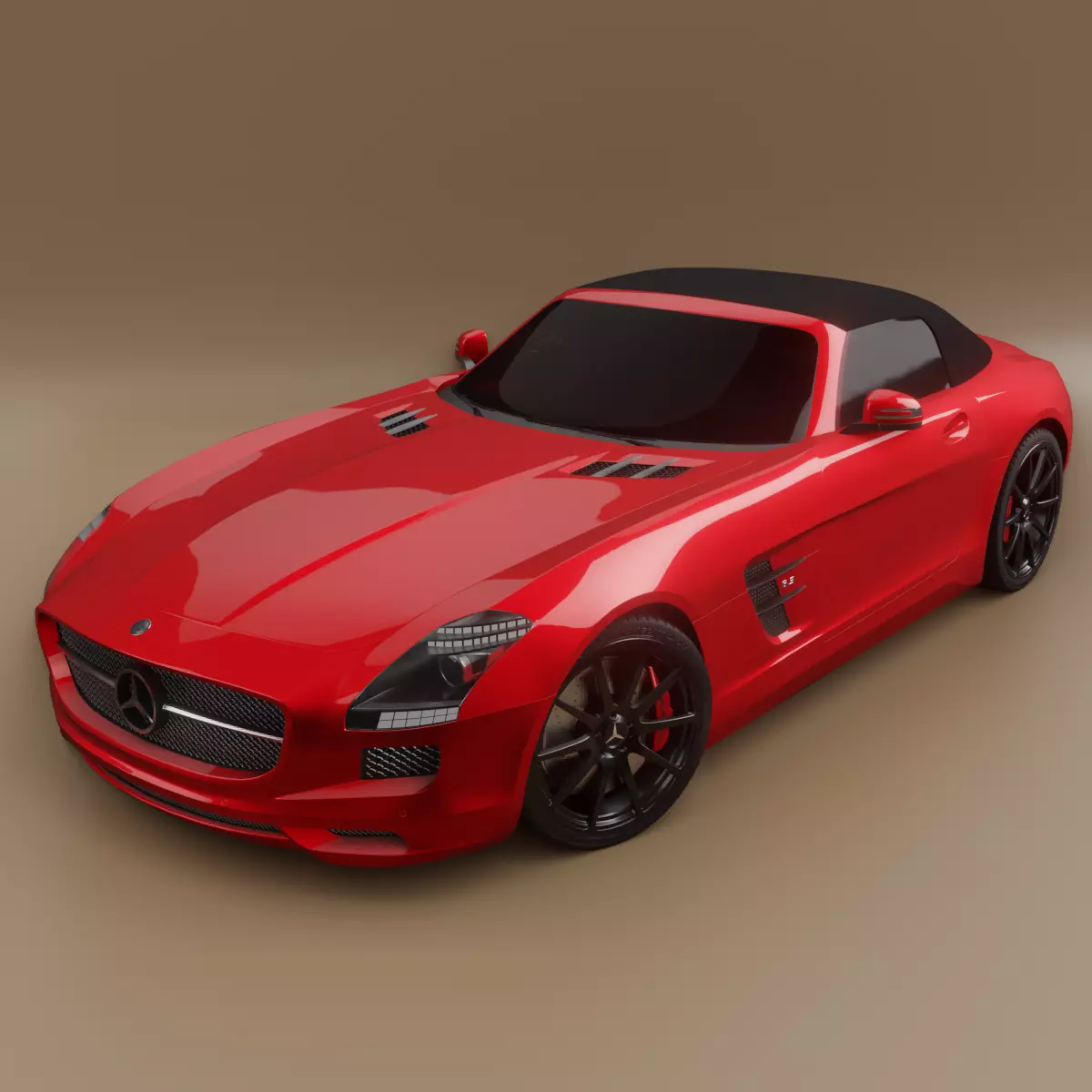 mercedes benz sls amg roadster 3D model