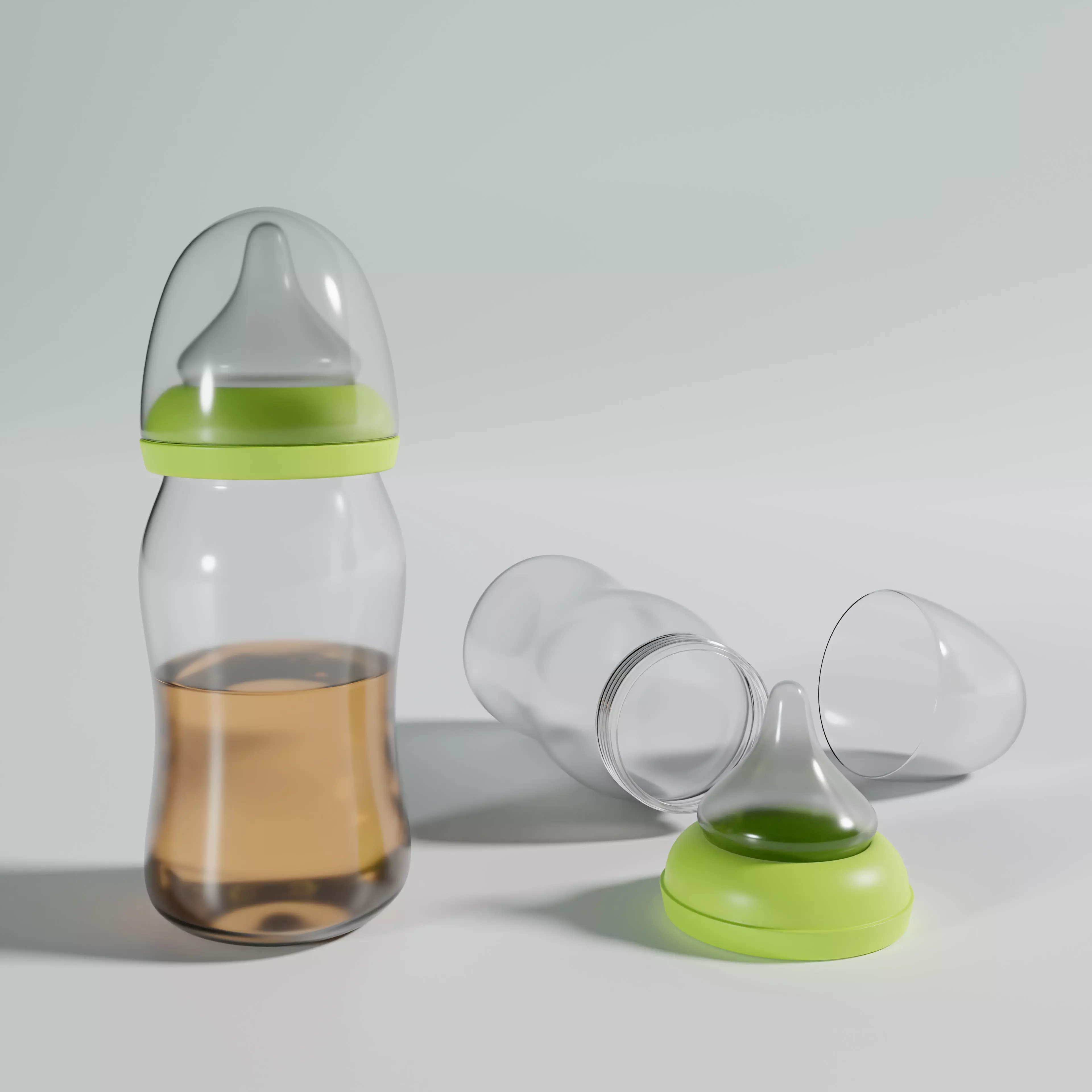 Milk Bottle 3D model