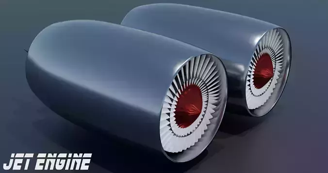JET ENGINE - 3D MODEL