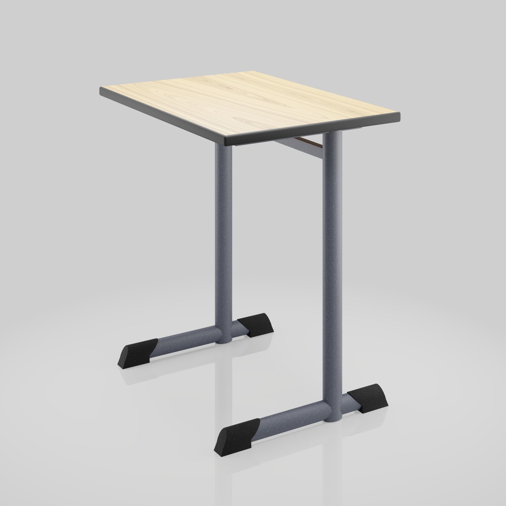School desk 3D model_4