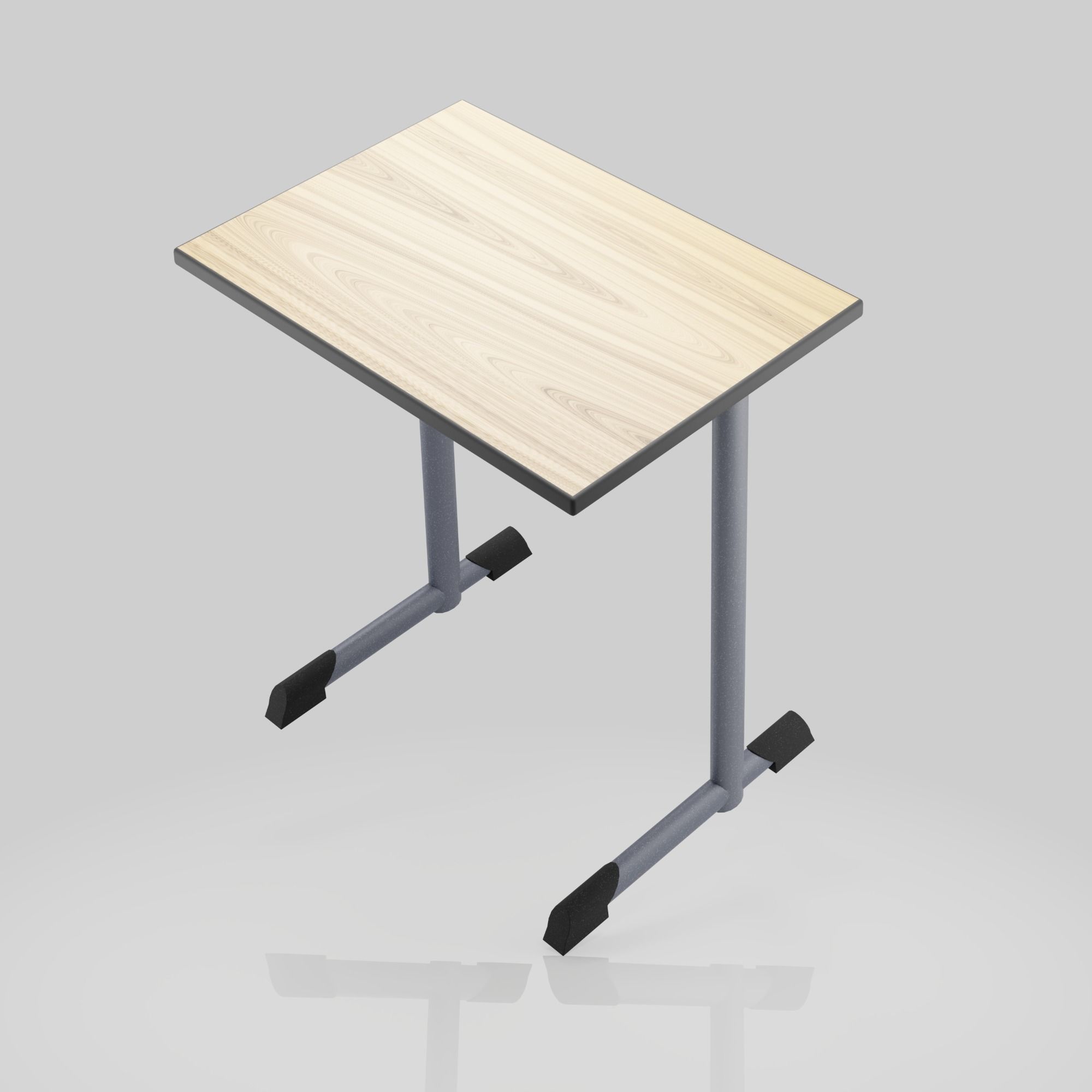 School desk 3D model_5