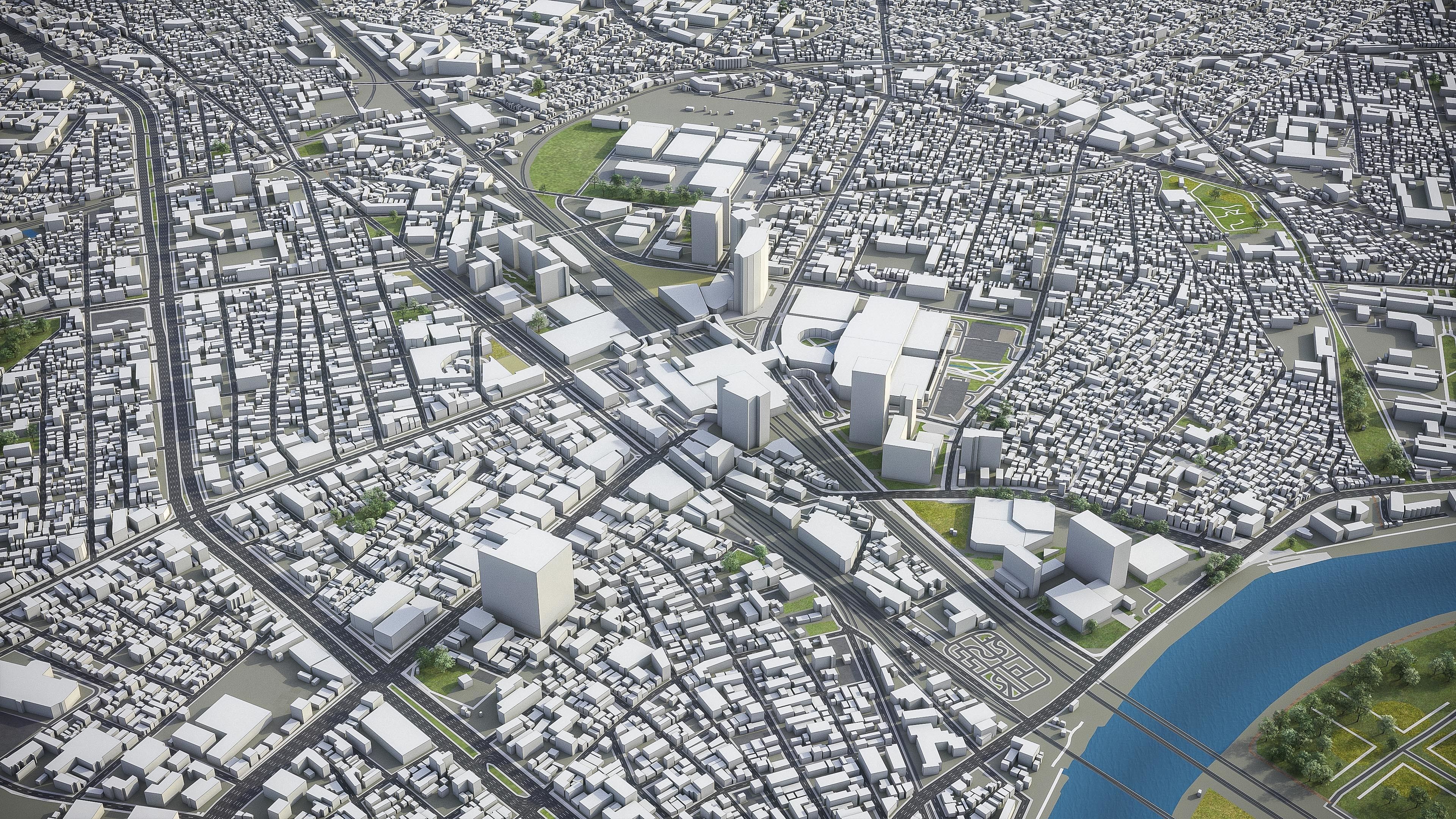 Kawasaki Low-poly 3D model_4