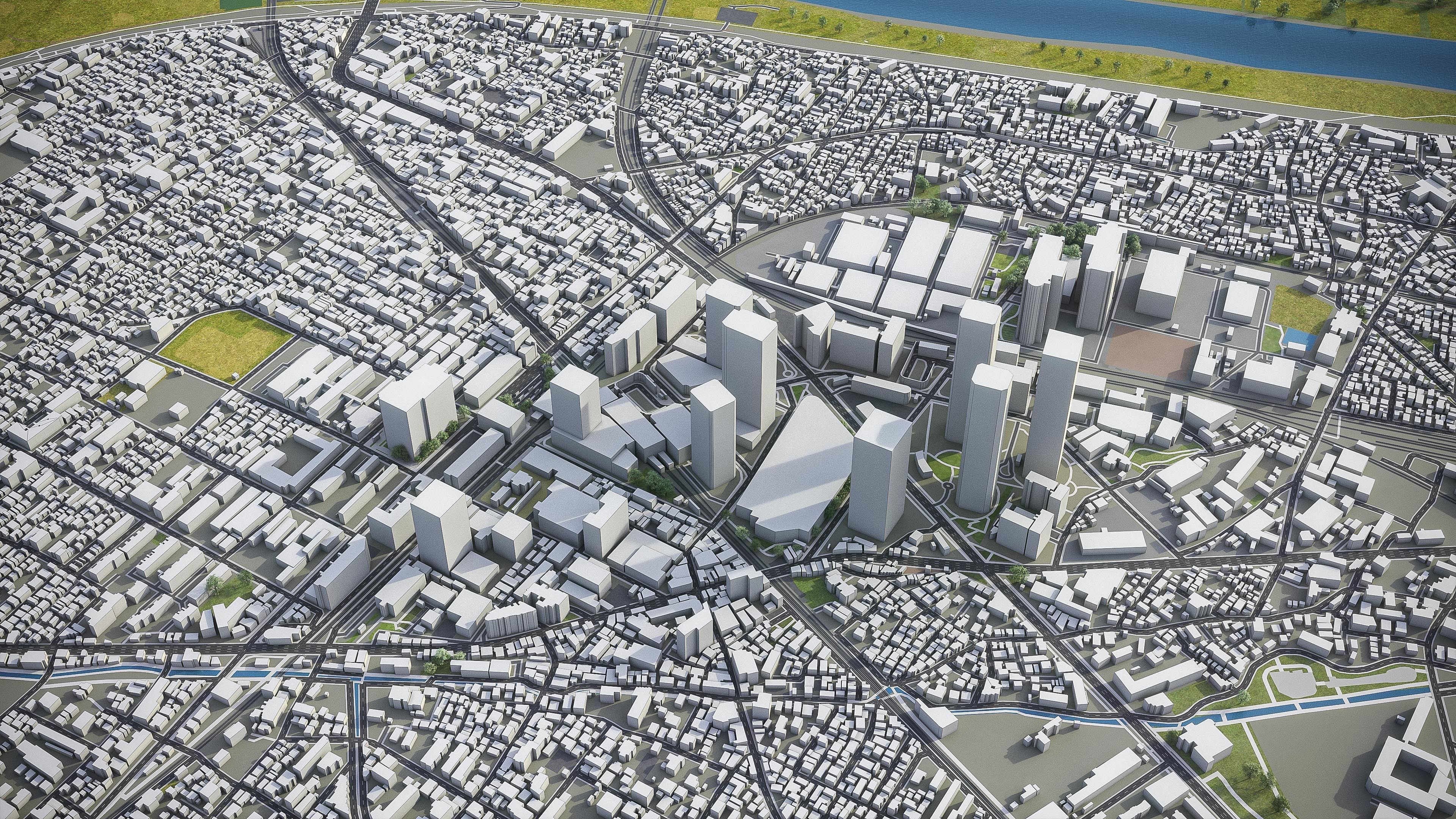 Kawasaki Low-poly 3D model_7