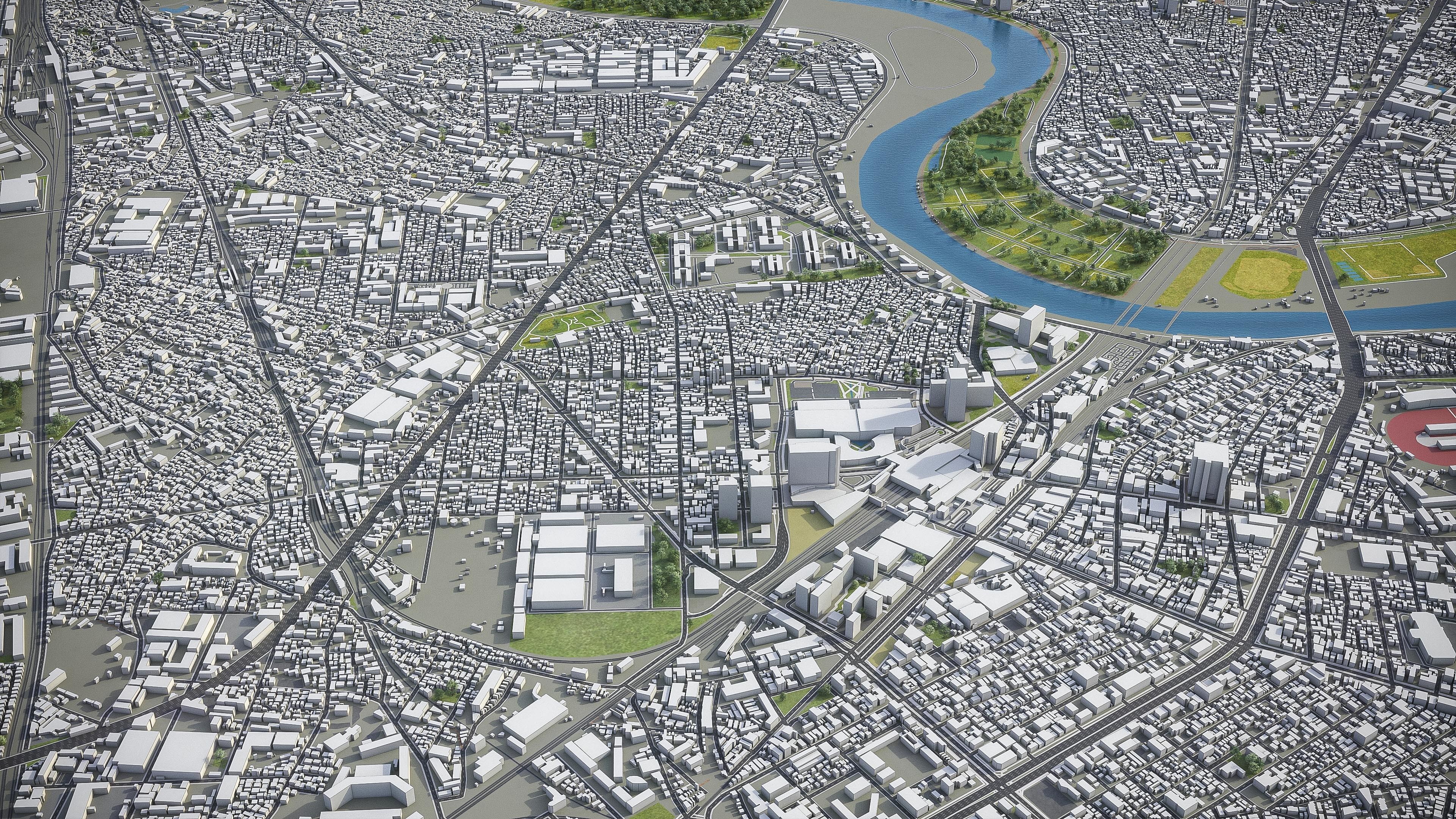 Kawasaki Low-poly 3D model_3