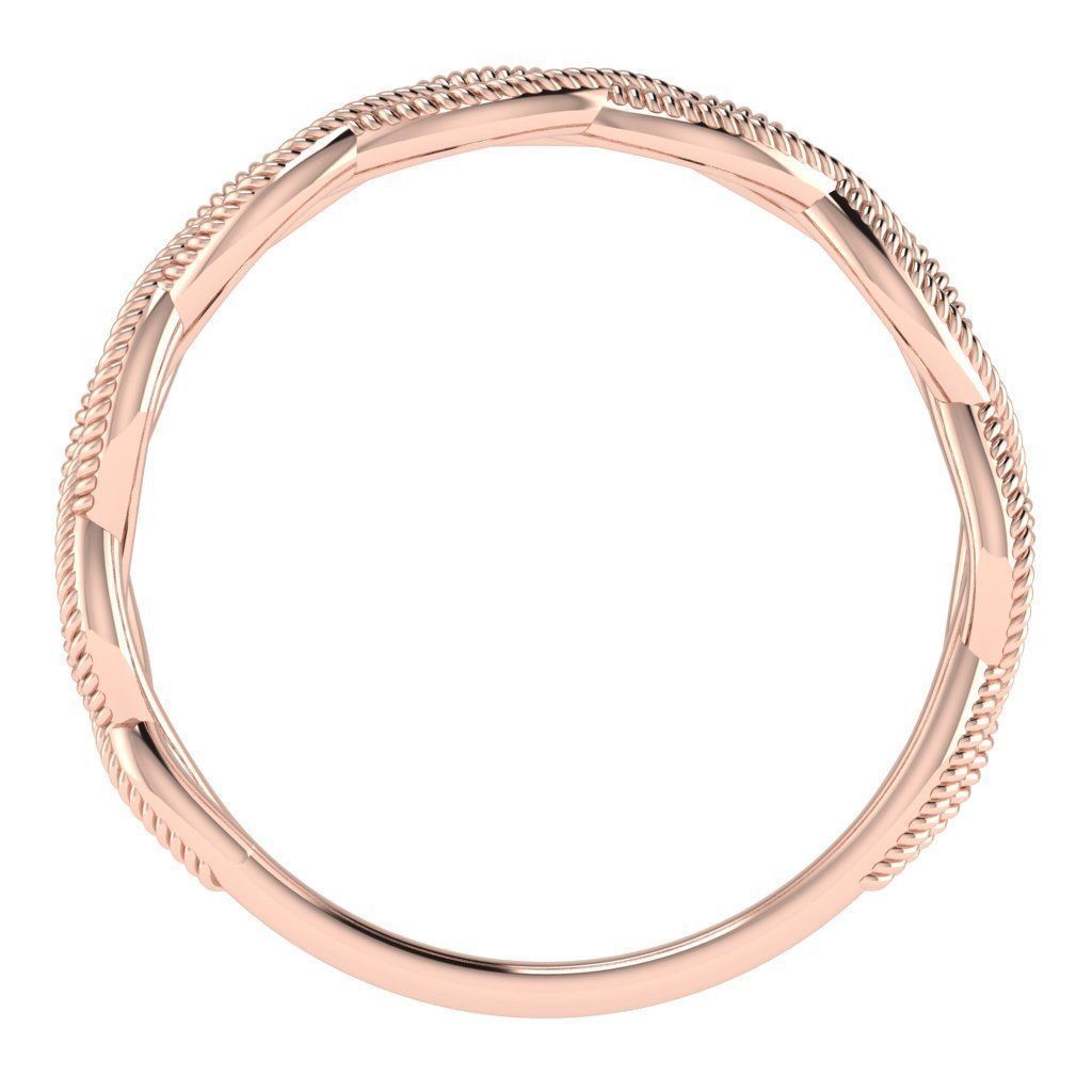 Braid ring 3D print model_6