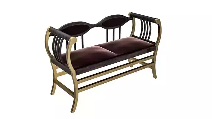 classic sofa 1 3D model