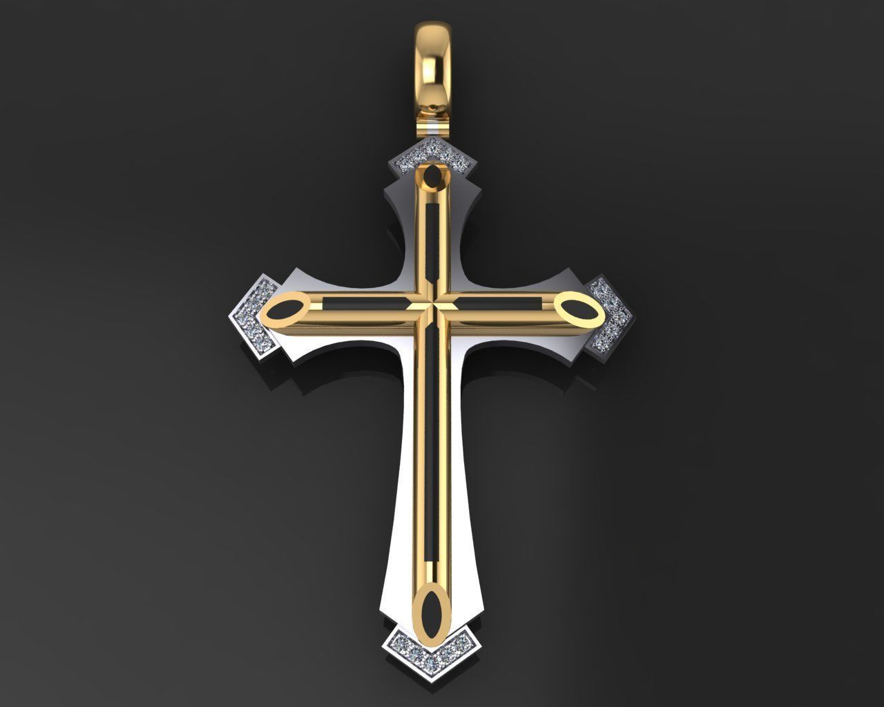 Cross 17  3D print model_3