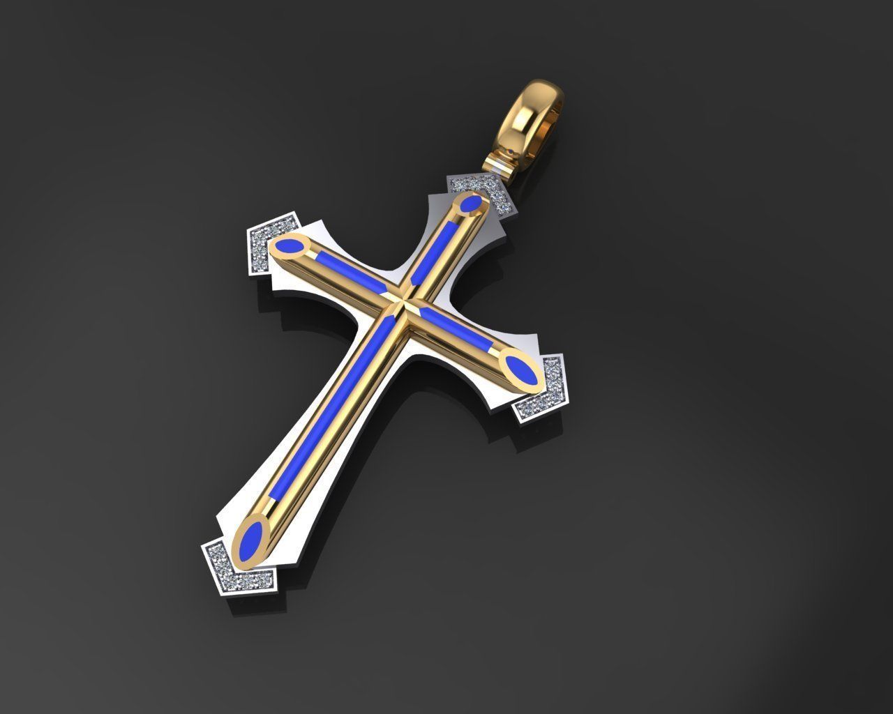 Cross 17  3D print model_2