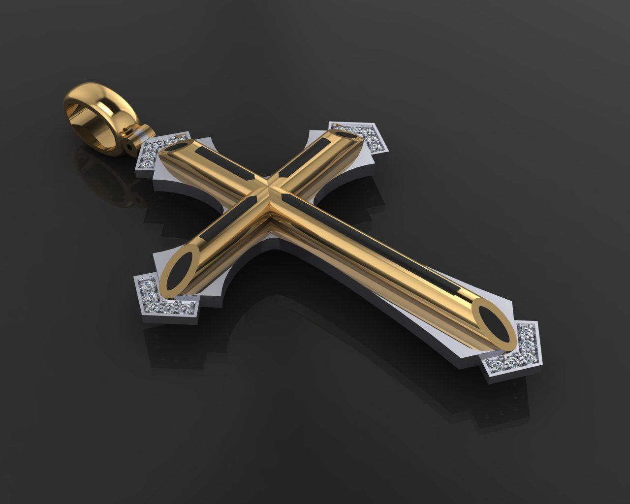 Cross 17  3D print model_4