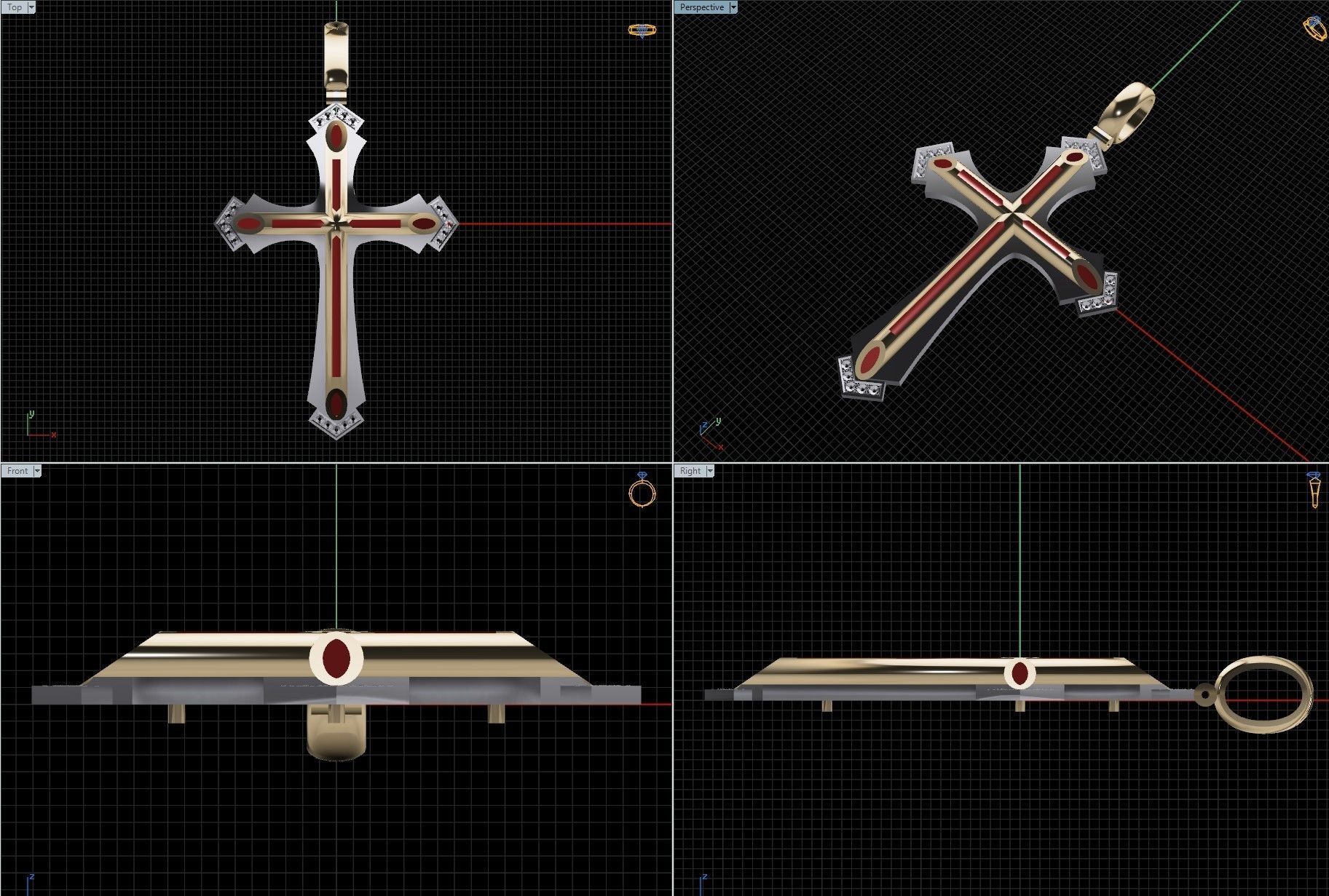 Cross 17  3D print model_6