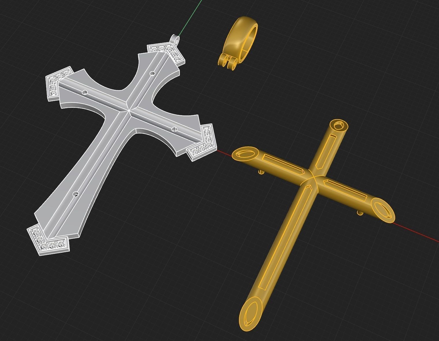 Cross 17  3D print model_11