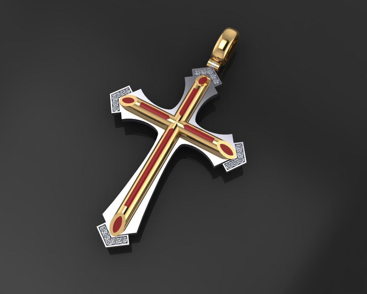 Cross 17  3D print model_1
