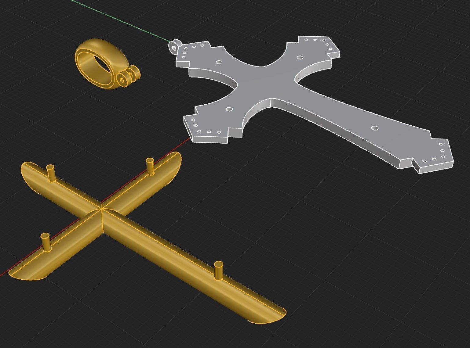 Cross 17  3D print model_12