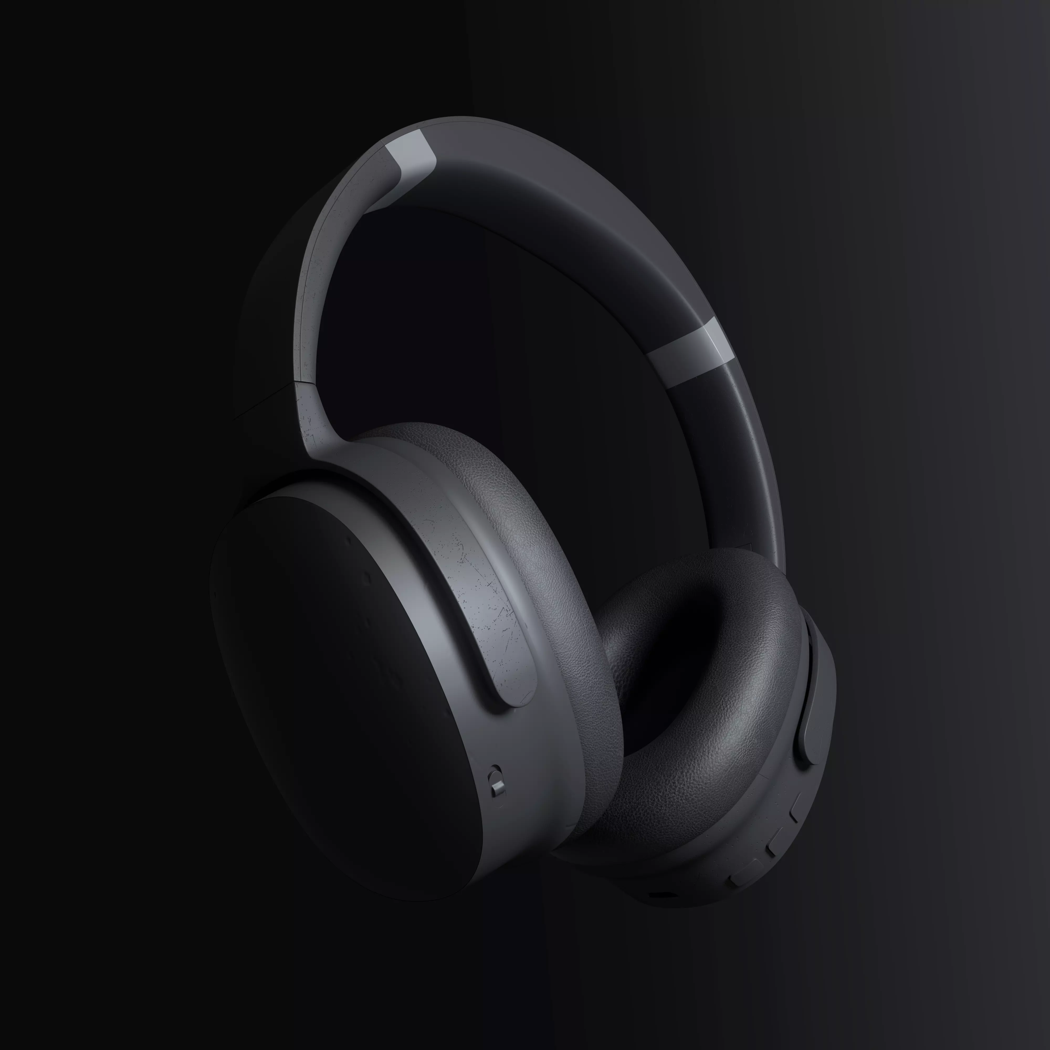 3D Headphones Design Low-poly 3D model - mpow H10 Low-poly 3D model_0