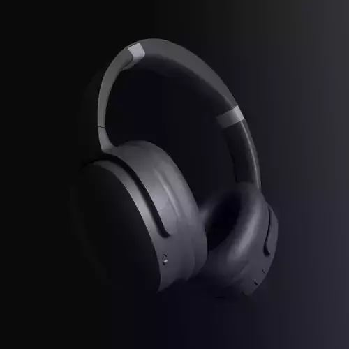 3D Headphones Design Low-poly 3D model - mpow H10
