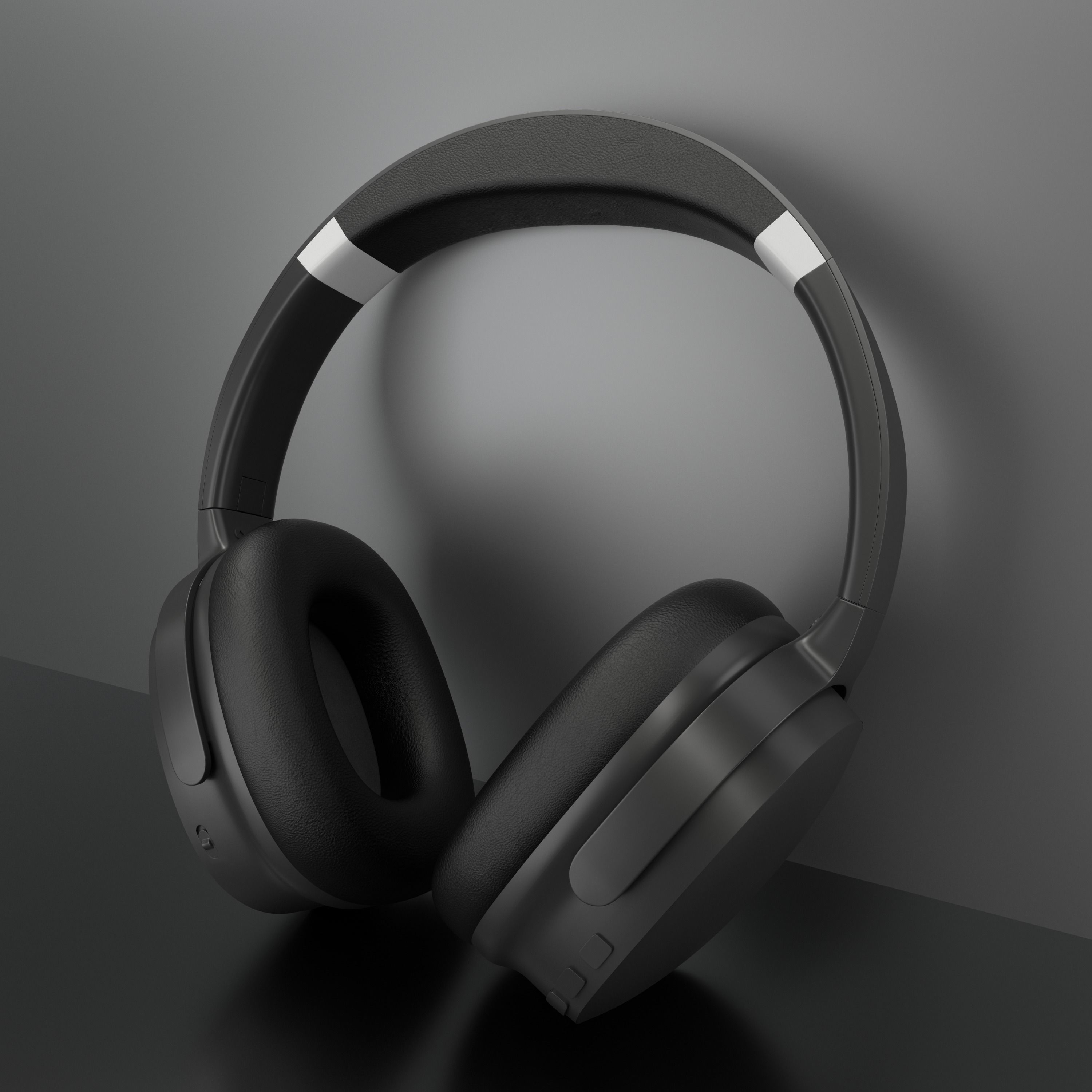 3D Headphones Design Low-poly 3D model - mpow H10 Low-poly 3D model_2