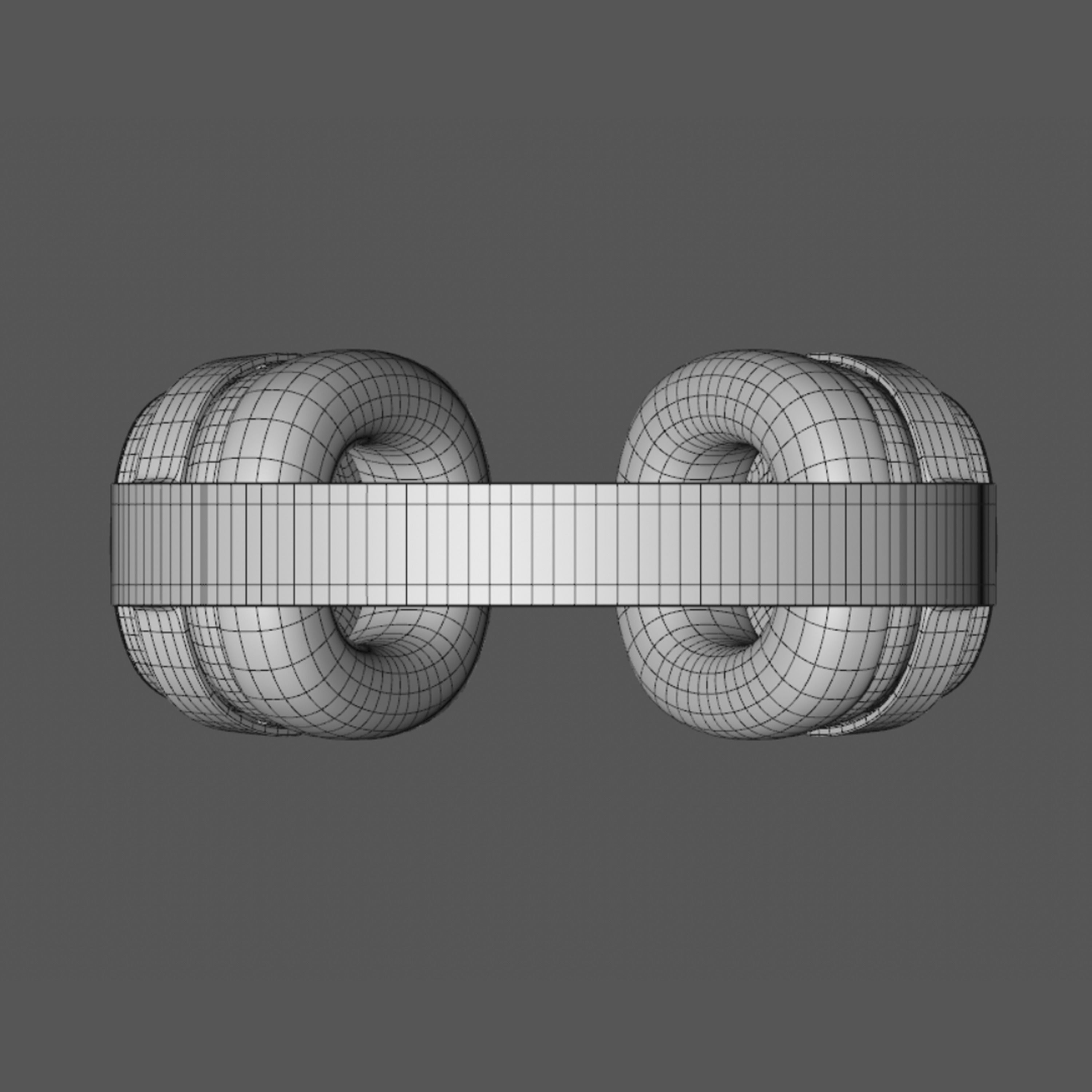 3D Headphones Design Low-poly 3D model - mpow H10 Low-poly 3D model_17