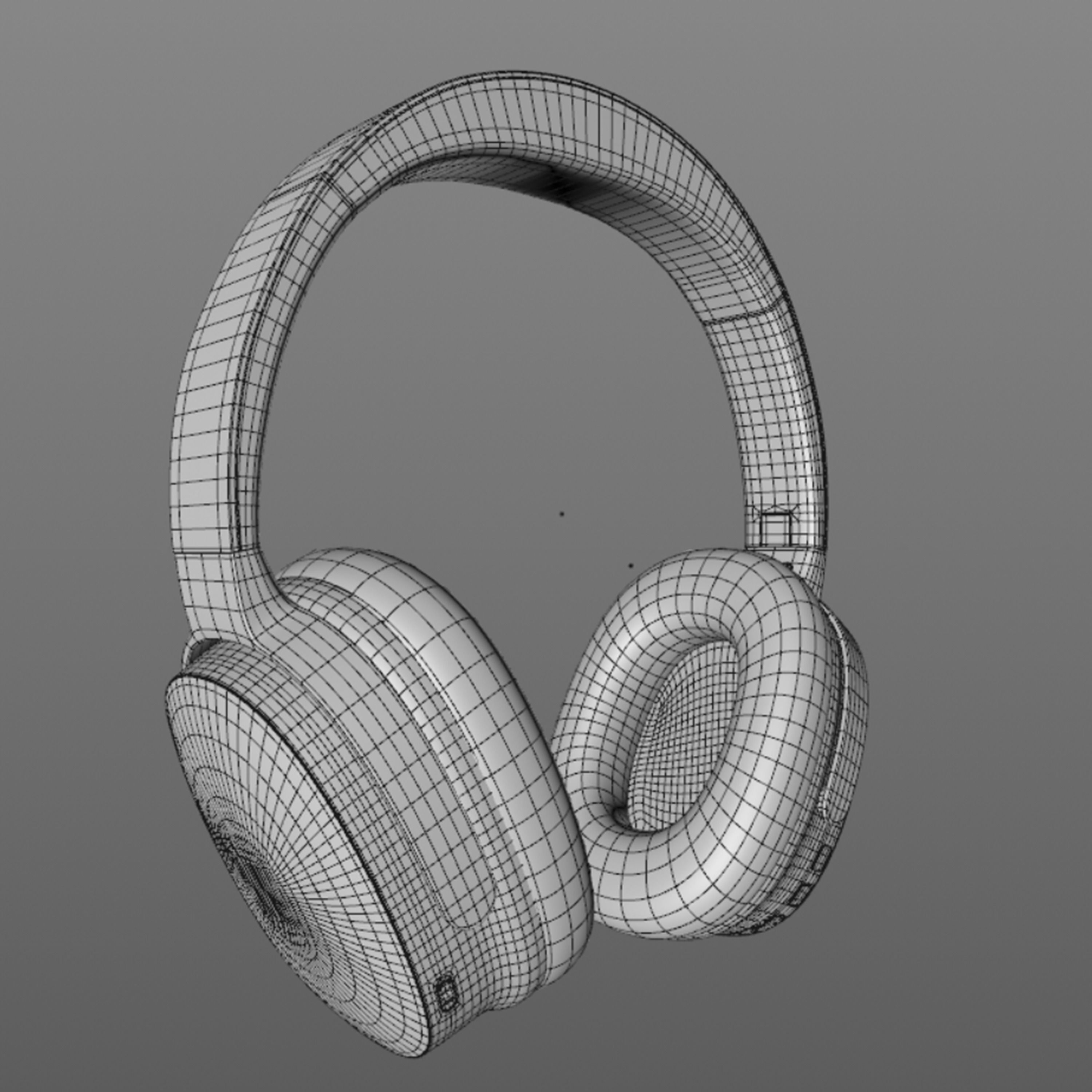 3D Headphones Design Low-poly 3D model - mpow H10 Low-poly 3D model_6