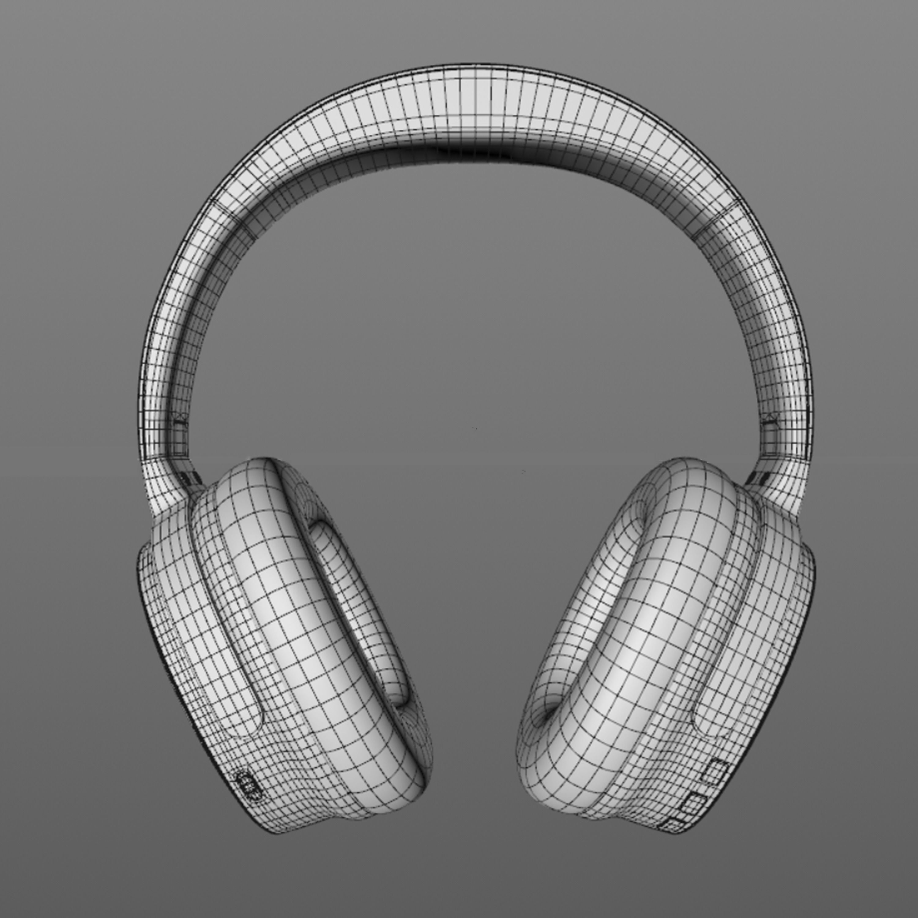 3D Headphones Design Low-poly 3D model - mpow H10 Low-poly 3D model_15
